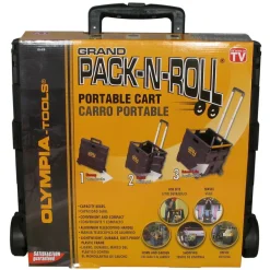 Olympia Tools Grand Pack-N-Roll 18.5 in. H X 18.5 in. W X 3.25 in. D Collapsible Utility Cart