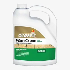 Olympic WaterGuard Low Luster Clear Oil-Based Waterproofer Wood Protector 1 gal. (Pack of 4)