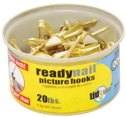 Ook Brass-Plated Standard Picture Hook 20 lb 30 pk