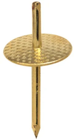OOK One-Step Brass-Plated One Piece Quick Hanger 20 lb 5 pk