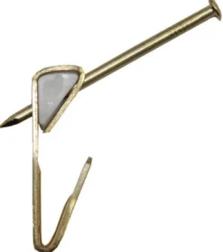 Ook OOK ReadyNail Brass-Plated Conventional Picture Hook 10 lb 6 pk