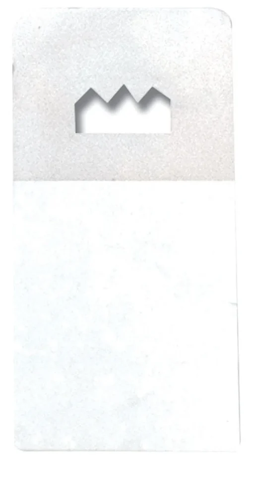 OOK Plastic 1-1/2 lbs. Capacity Adhesive Hanger 0.688 L in.