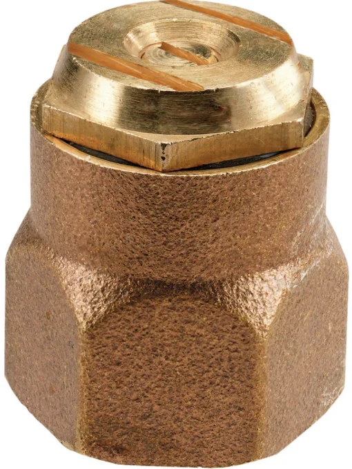 Orbit Gold Brass Center Strip Spray Pattern 12 ft. Shrub Sprinkler Head 1/2 in. Inlet with Nozzle