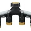 Orbit Pro Flo 3/4 in. Metal Threaded Female/Male Garden Hose Manifold
