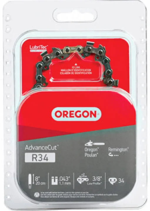 Oregon AdvanceCut R34 8 in. Chainsaw Chain 34 links