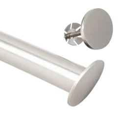 Organized Living Freedom Rail Steel Rod Stop 2 pk (Pack of 12)