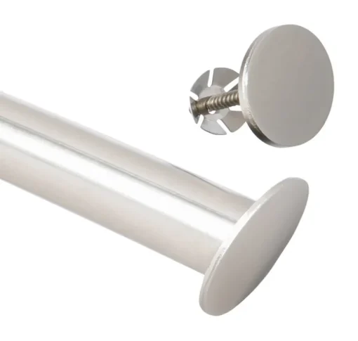 Organized Living Freedom Rail Steel Rod Stop 2 pk (Pack of 12)