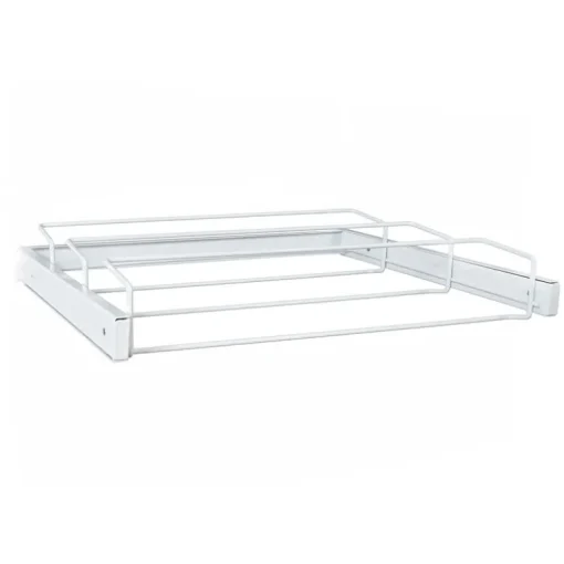 Organized Living Freedom Rail 4 in. H X 23 in. W X 17-3/4 in. L Steel Shoe Rack