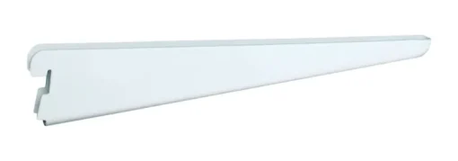 Organized Living Freedom Rail Steel White Ventilated Bracket 500 lbs. Capacity 12 L in.
