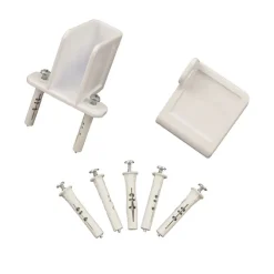 Organized Living Plastic Sidewall Brackets with Trilock Anchors