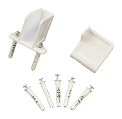 Organized Living Plastic Sidewall Brackets with Trilock Anchors
