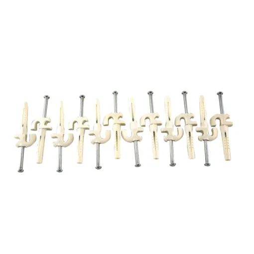 Organized Living Plastic/Steel Versa-Clips with TriLock II Anchor 100 pk (Pack of 5)