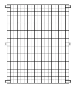Origin Point Brands 44 in. H X 36 ft. L Steel Multi-Purpose Fence Panel Black