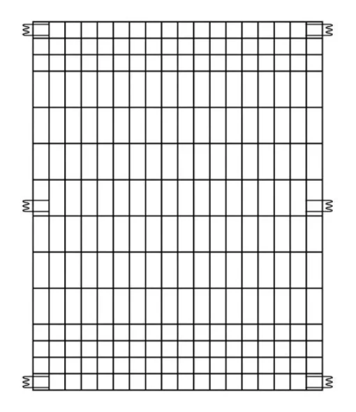 Origin Point Brands 44 in. H X 36 ft. L Steel Multi-Purpose Fence Panel Black