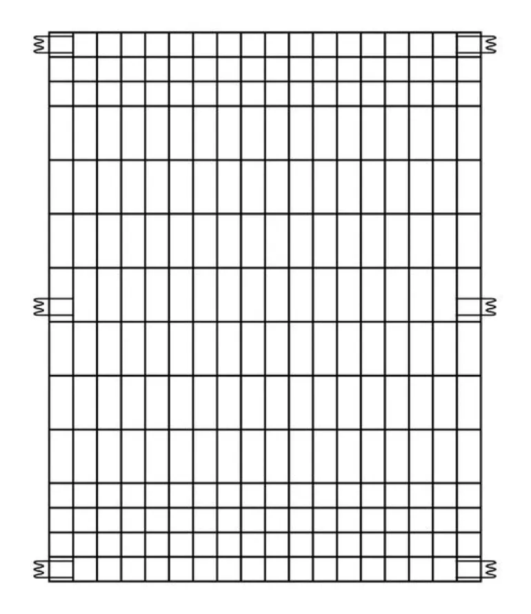 Origin Point Brands 44 in. H X 36 ft. L Steel Multi-Purpose Fence Panel Black