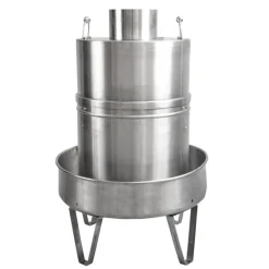 Orion Cooker Silver Stainless Steel Vertical Wood Chips Outdoor Convection Cooker 37 H x 24 W in.
