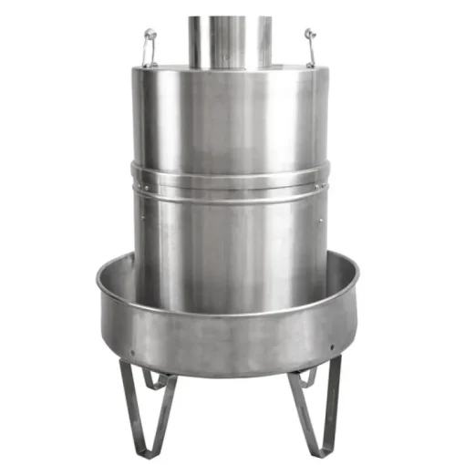 Orion Cooker Silver Stainless Steel Vertical Wood Chips Outdoor Convection Cooker 37 H x 24 W in.