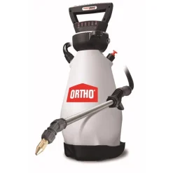 Ortho Black/White Adjustable Tip Battery Operated Compressed Air Sprayer 2 gal. Capacity