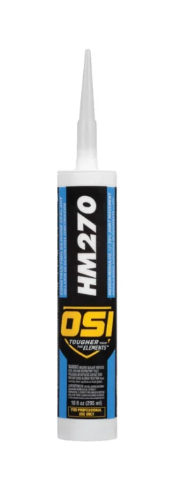 OSI Flexible Waterproof & Weatherproof Clear Silicone Window Glazing Sealant 10 oz. (Pack of 12)