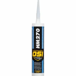 OSI Flexible Waterproof & Weatherproof Clear Silicone Window Glazing Sealant 10 oz. (Pack of 12)