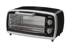 Oster Stainless Steel Black Infrared Oven 7.87 in. H x 9.05 in. W x 8.8 in. D