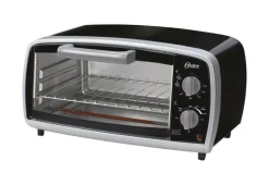 Oster Stainless Steel Black Infrared Oven 7.87 in. H x 9.05 in. W x 8.8 in. D