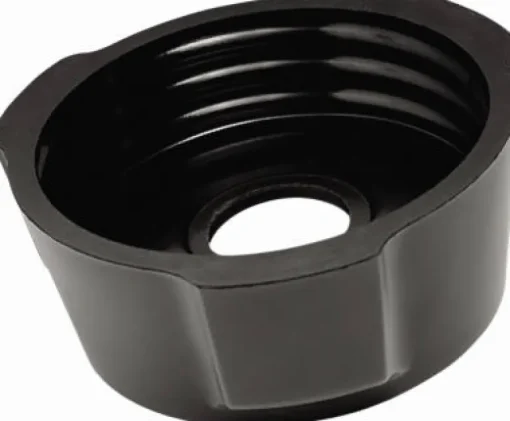 Oster Plastic Black Threaded Blender Bottom Cap with Jar Base