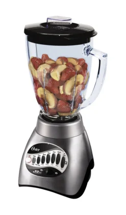 Oster Precise Blend Silver Nickel 12-Speed Dishwasher Safe Blender 45W 48-Cup Capacity