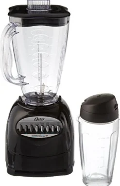 Oster Simple Blend Black Metal Blender 6 cups 10 speed