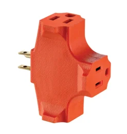 Outlet Adapter Orng 15A