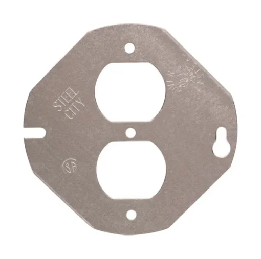 OUTLET BOX COVER FLAT 1G
