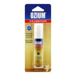 Ozium Pale Yellow Vanilla Scent Aerosol Spray Liquid Air Sanitizer 0.8 oz.