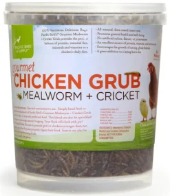 Pacific Bird & Supply Co Inc Pb-0052 14 Oz Gourmet Chicken Grub Mealworm & Cricket