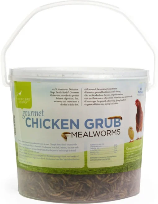 Pacific Bird & Supply Co Inc Pb-0051 27 Oz Gourmet Chicken Grub Mealworm