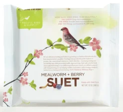 Pacific Bird & Supply Co Inc Pb-0025 12 Oz Berry Mealworm Suet Cake