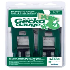 PacTool Gecko Gauge 8 in. X 5/16 in. D Fiber Cement Siding Tool 2 pk