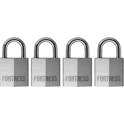 PADLOCK ALU 3/4"W 4PK