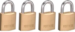 PADLOCK ALU 3/4"W 4PK