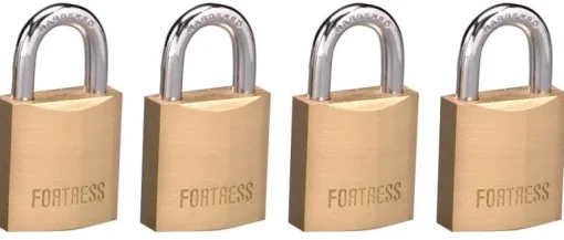 PADLOCK ALU 3/4"W 4PK