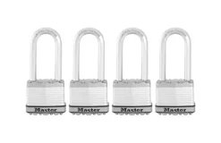PADLOCK 2"LCK2.5"SKL 4PK