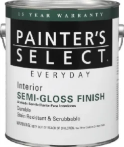 Painter's Select Gallon Deep Base Interior Latex Semi-Gloss Wall Paint (Pack of 2)