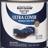 Painter's Touch Ultra Cover Latex Paint, Navy Blue, 1/2-Pint