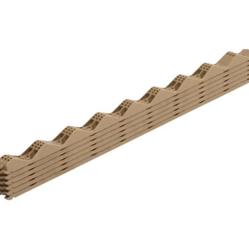 Palruf 1-1/4 in. W X 24 in. L Plastic Horizontal Closure Strips Beige