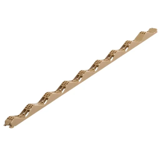 Palruf 1-1/4 in. W X 24 in. L Plastic Horizontal Closure Strips Beige