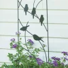 Panacea 40 in. H Black Steel Trellis