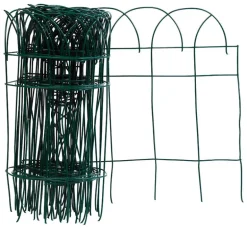 Panacea 240 in. L x 14 in. H PVC Green Scroll Garden Edging (Pack of 6)