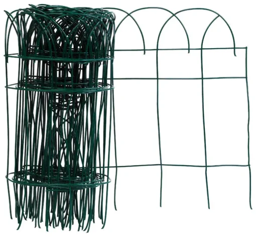 Panacea 240 in. L x 14 in. H PVC Green Scroll Garden Edging (Pack of 6)