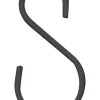 Panacea Black Steel S-Hook Extender Hook 2 pk