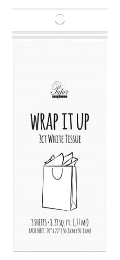 Paper Images White Christmas Tissue Paper