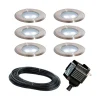 Paradise Silver Low Voltage 6 watts LED Deck Light 6 pk
